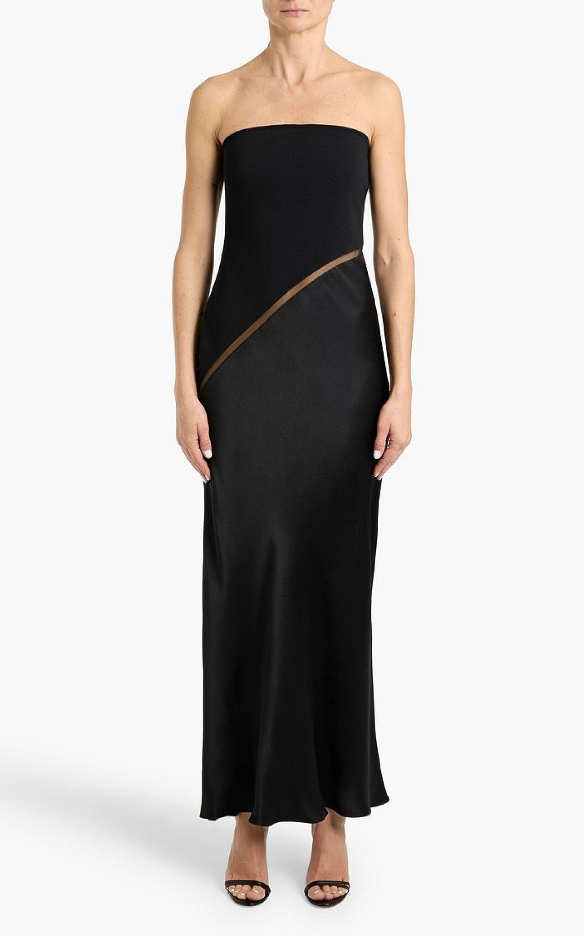 Black / Robe Chiki en soie - Black