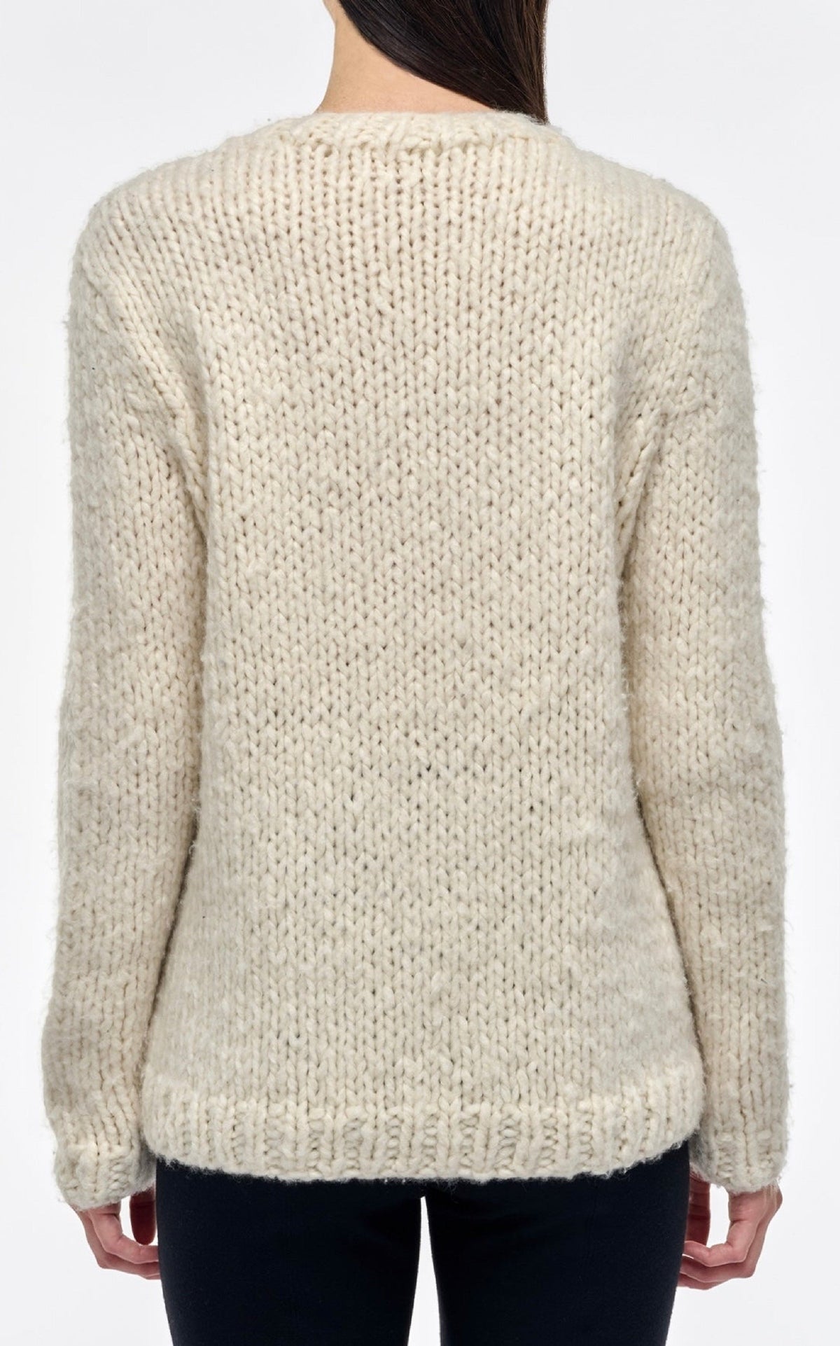 Ivory / Pull Dalton en cachemire - Ivory