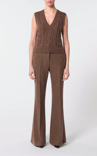 Selsey Top en chocolat multicolore wes