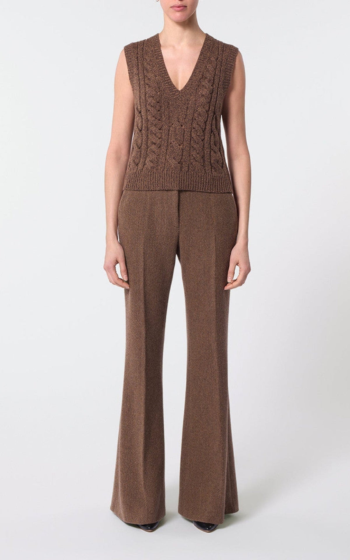 Selsey Top en chocolat multicolore wes