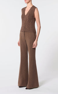 Selsey Top en chocolat multicolore wes