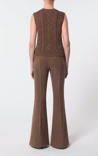 Selsey Top en chocolat multicolore wes