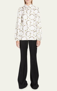 Ivory / Chemise Selene en soie - Ivory