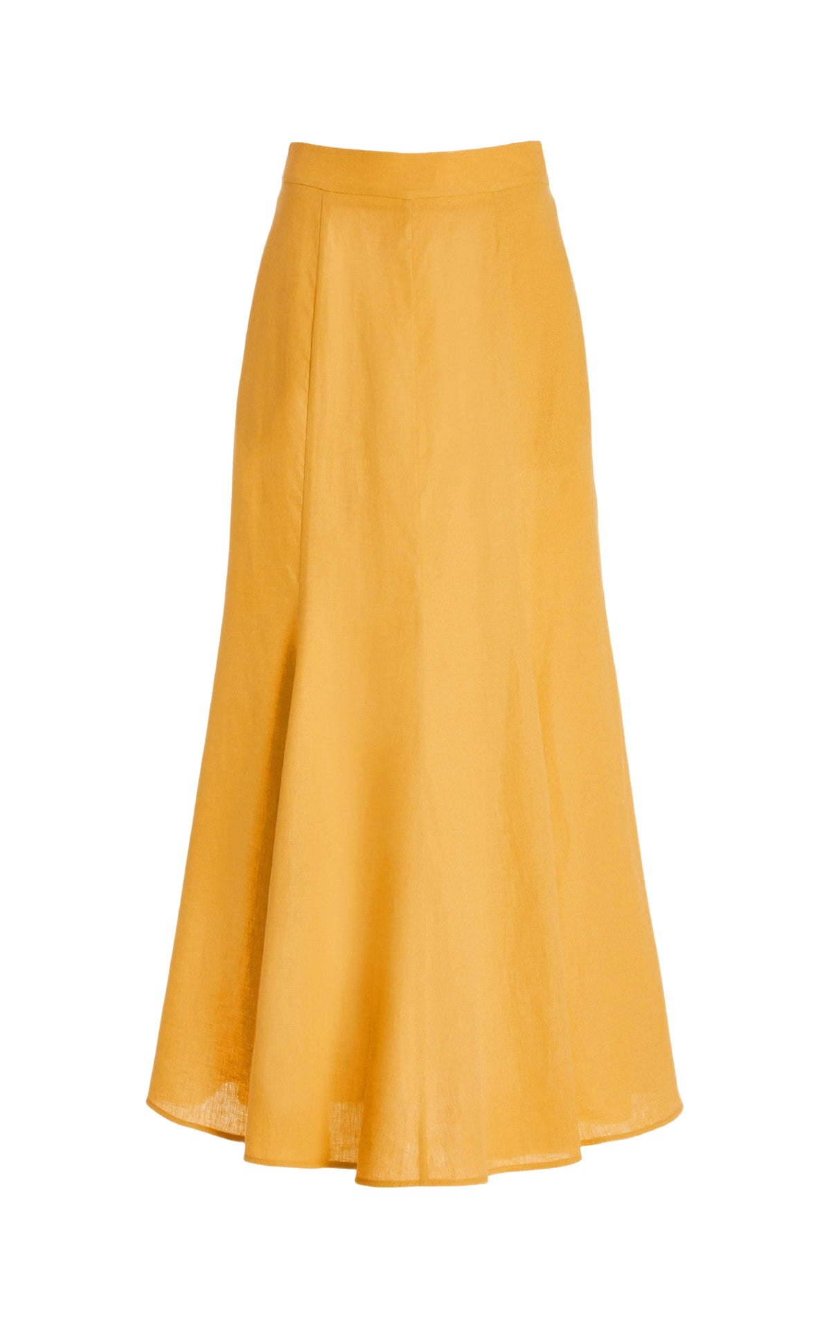 Fluorescent Orange / Jupe Tate en lin - Fluorescent Orange