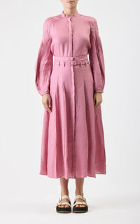 Rose Quartz / Blouse Laetitia en lin - Rose Quartz