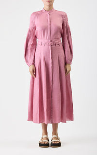 Rose Quartz / Blouse Laetitia en lin - Rose Quartz