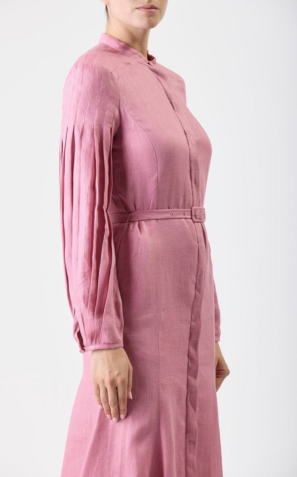 Rose Quartz / Robe Lydia en lin - Rose Quartz