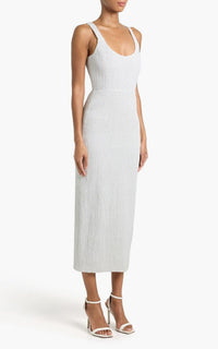 White / Robe Girard en lin - White