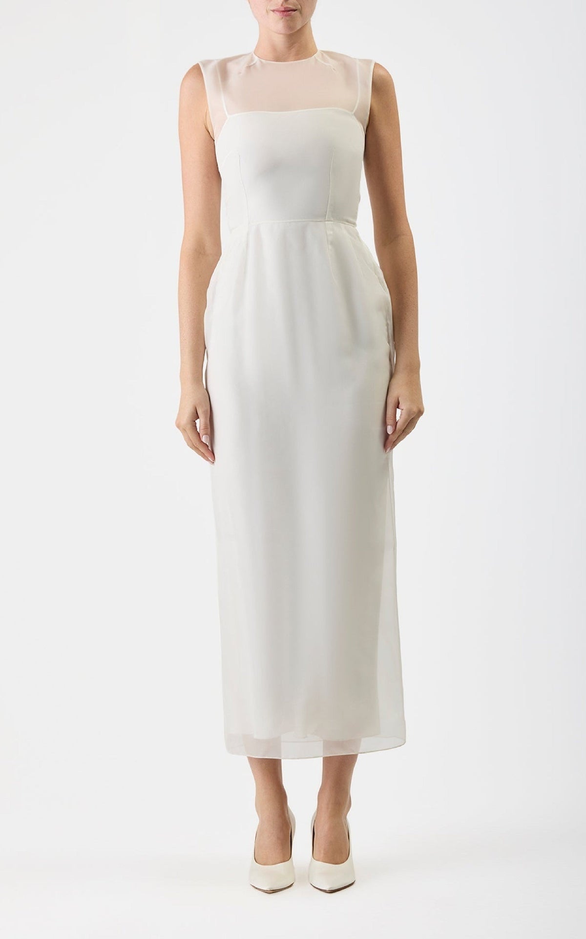 Ivory / Robe Maslow en soie - Ivory