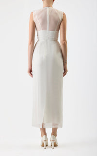 Ivory / Robe Maslow en soie - Ivory