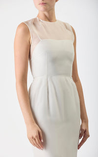 Ivory / Robe Maslow en soie - Ivory