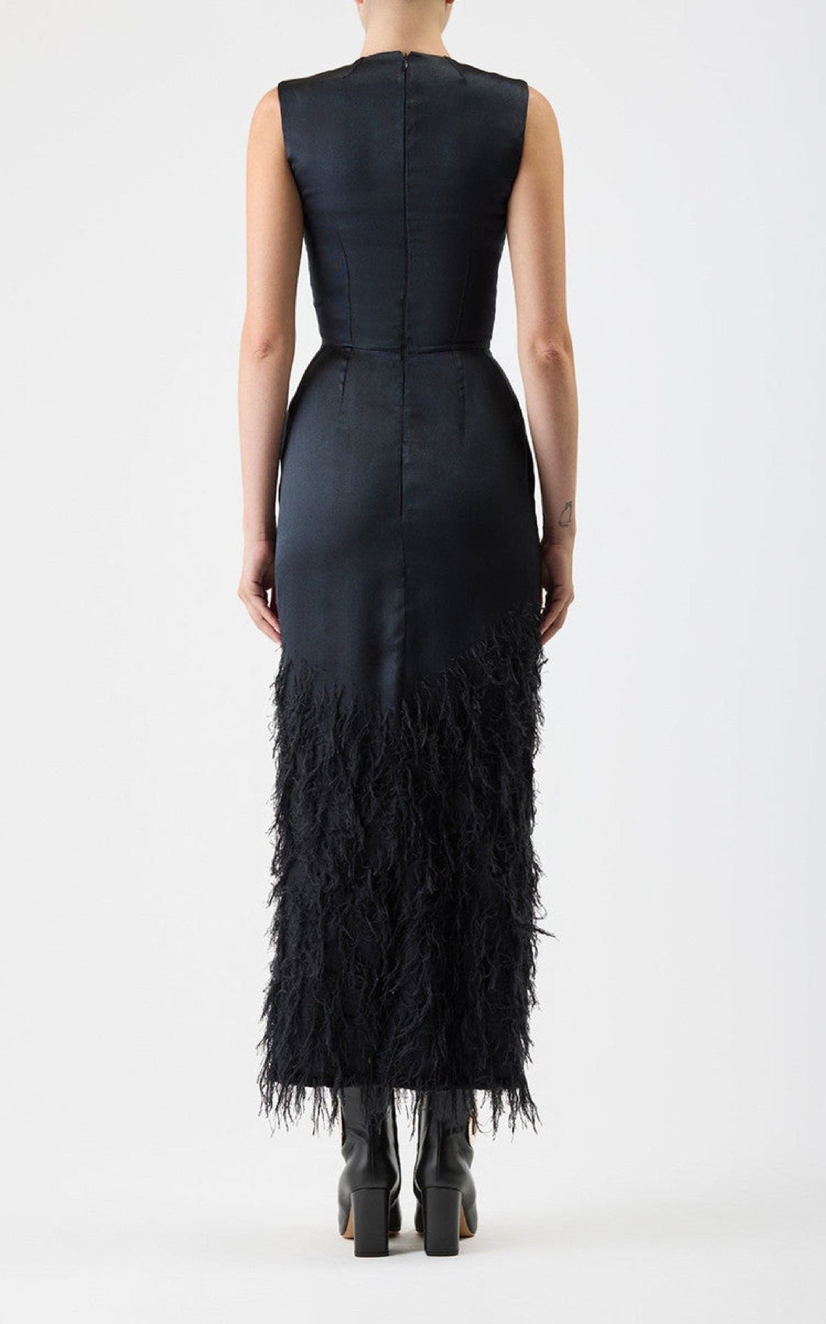 Black / Robe Maslow en soie - Black
