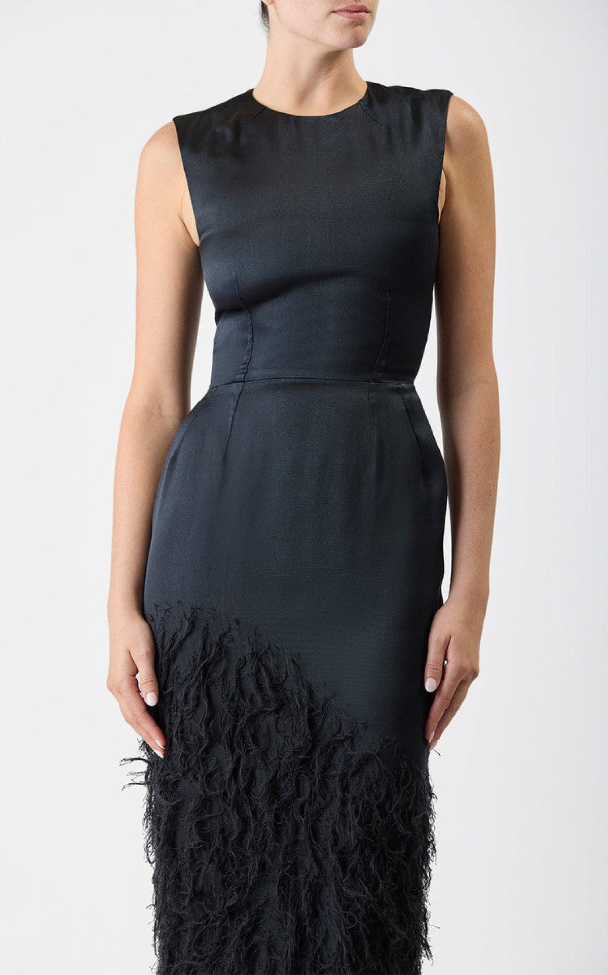 Black / Robe Maslow en soie - Black