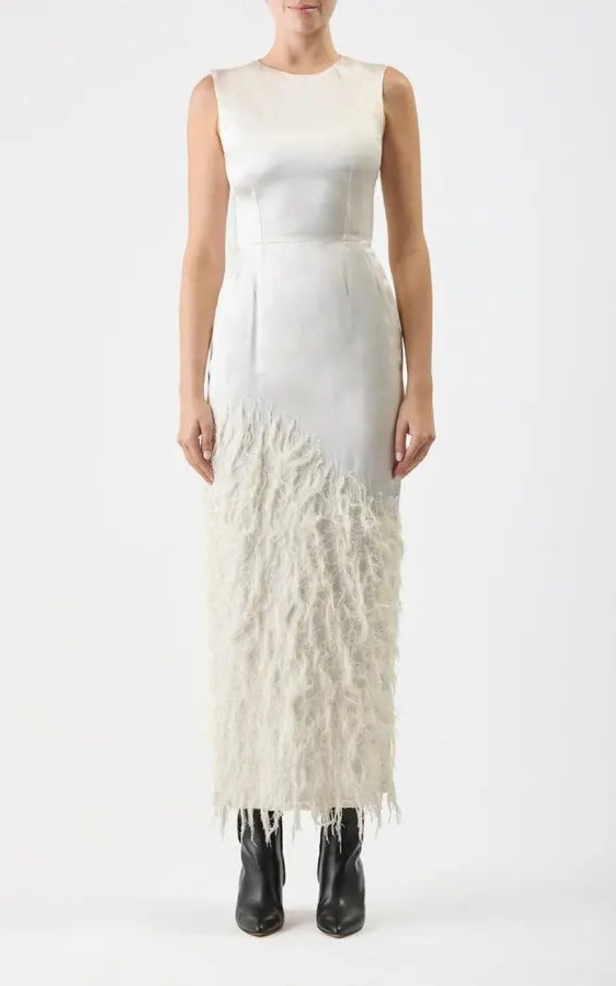 Ivory / Robe Maslow en soie - Ivory