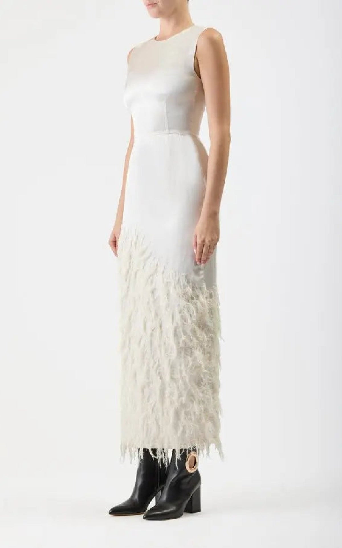 Ivory / Robe Maslow en soie - Ivory