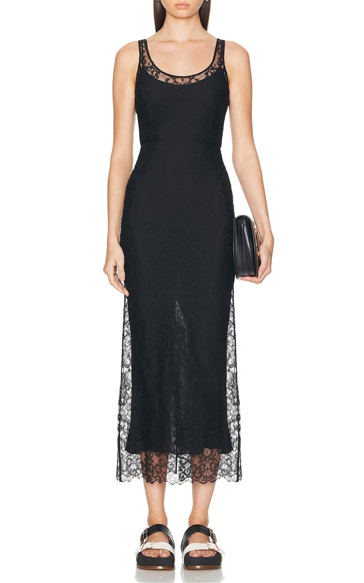 Black / Robe Polus en soie - Black