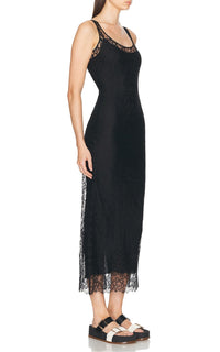 Black / Robe Polus en soie - Black