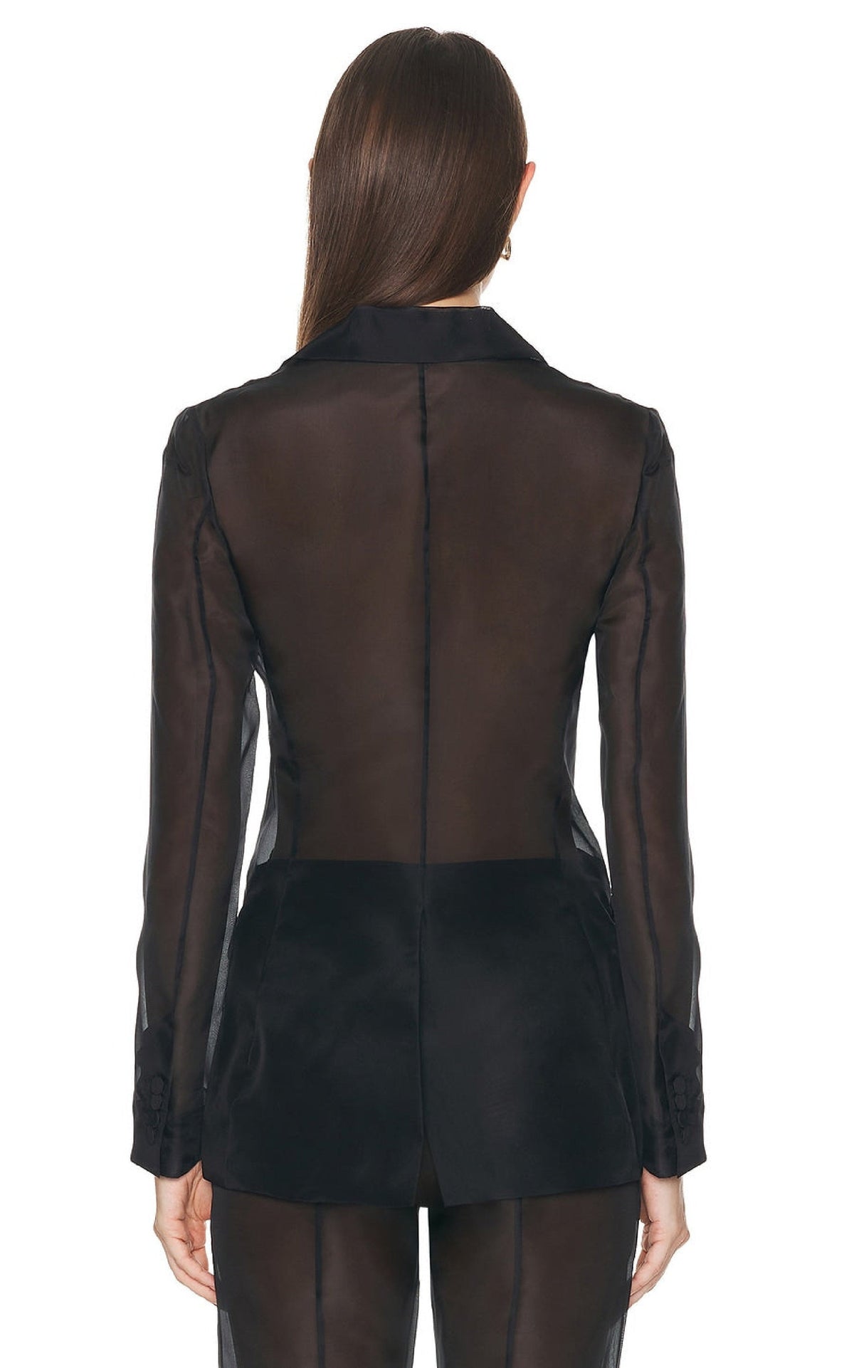 Black / Veste blazer Leiva en soie - Black
