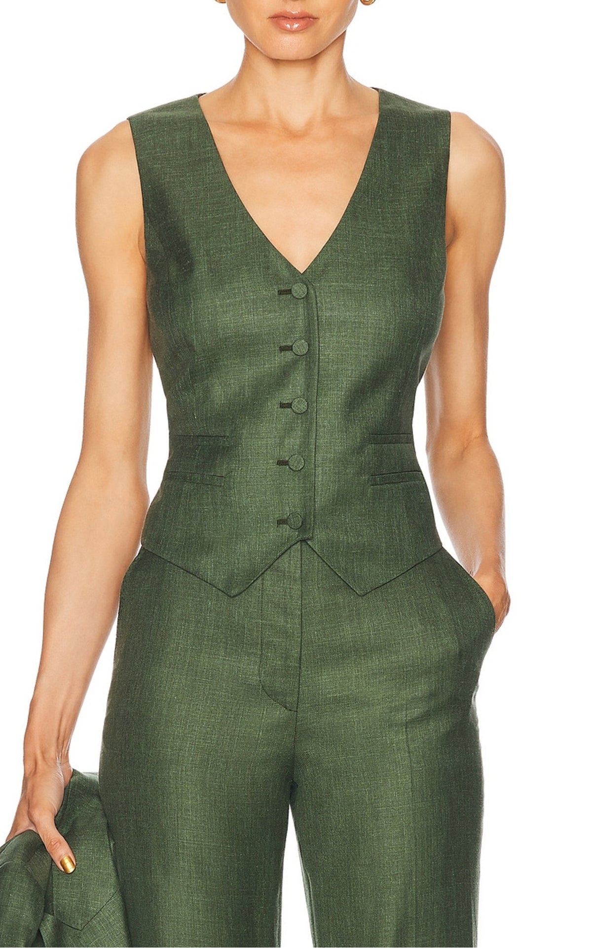Peridot Green / Veston Coleridge en laine - Peridot Green