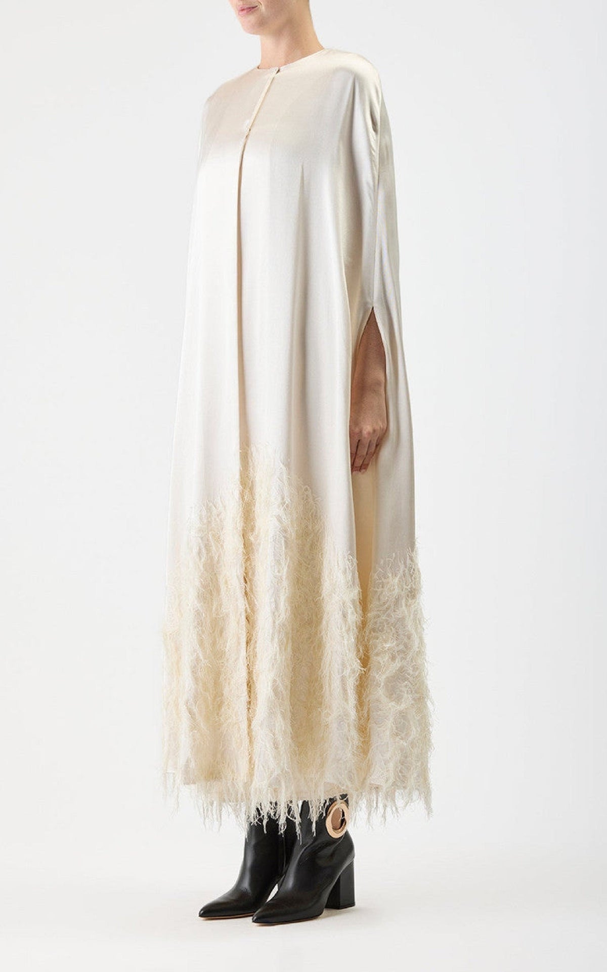 Ivory / Cape Pauli en soie - Ivory