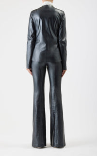 Black / Veste Thales en cuir - Black