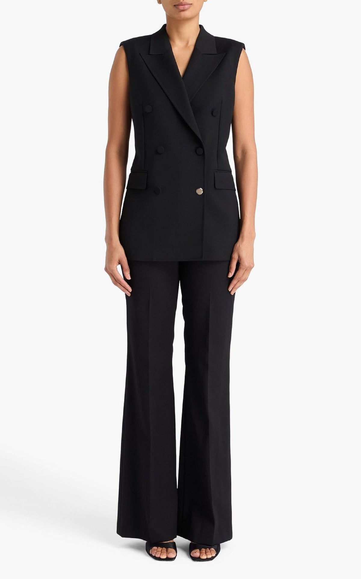 Black / Veste blazer Mayte en soie - Black