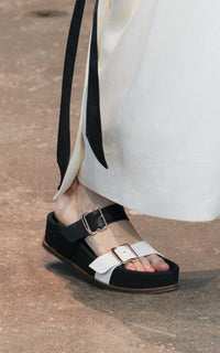Ivory / Sandales Wren 50 en cuir - Ivory