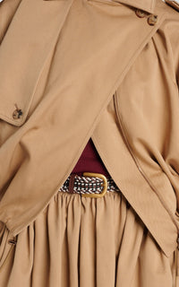 Camel / Veste Hunt oversize - Camel