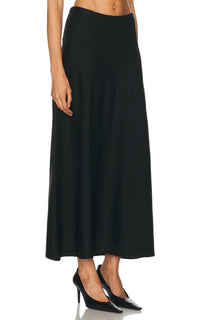 Black / Jupe Annamaria en soie - Black