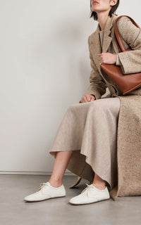 Luca Shoe en crème cervo deerskin cuir