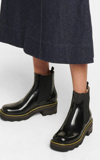 Jil Boot en lie de vin cavallo - etruria