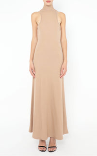 Camel / Robe Kenna en laine - Camel
