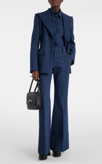 Leiva Blazer en denim organic raw denim