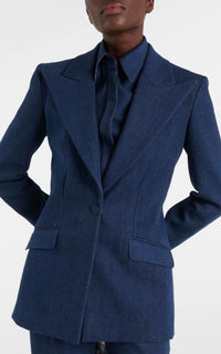 Leiva Blazer en denim organic raw denim