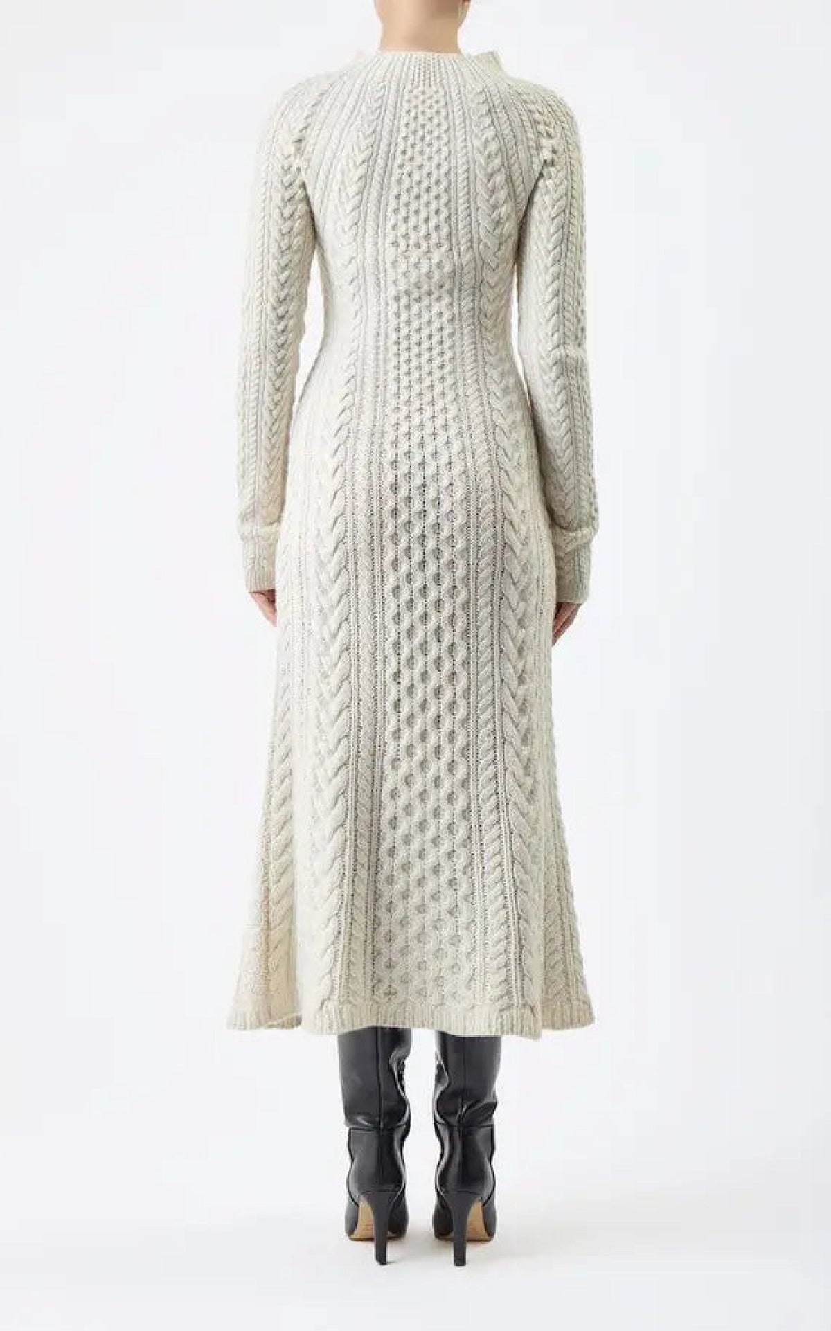 Ivory / Robe Amaris en cachemire - Ivory