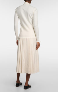 Ivory / Chemise Deidre en laine - Ivory