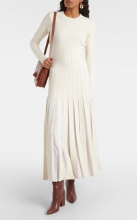 Ivory / Robe Walsh en laine - Ivory
