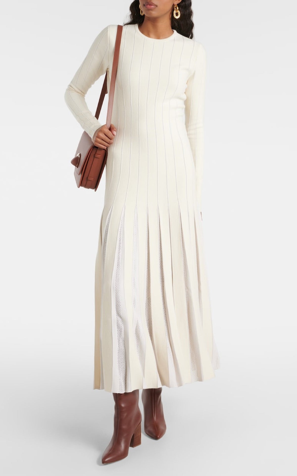 Ivory / Robe Walsh en laine - Ivory