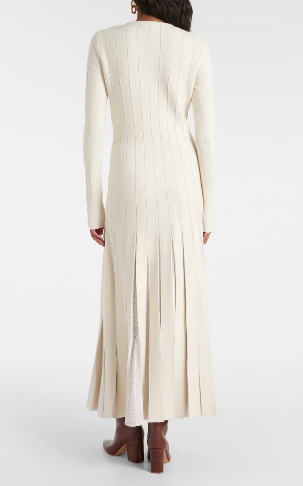 Ivory / Robe Walsh en laine - Ivory