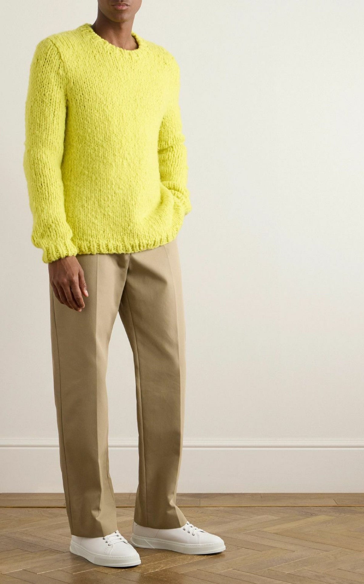 Dalton Sweater en vert adamite welfat cachemire fil
