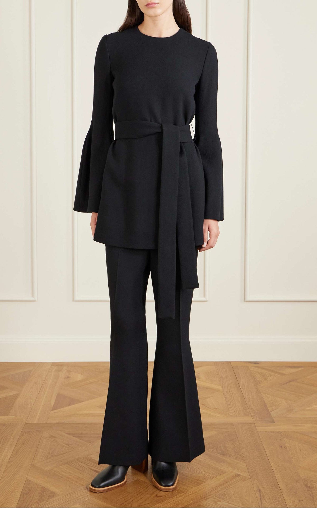 Dark Navy / Tunique Shandon en laine - Dark Navy