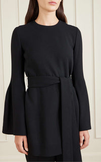 Dark Navy / Tunique Shandon en laine - Dark Navy