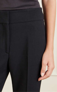 Marsh Pant en bleu marine foncé double face crêpe