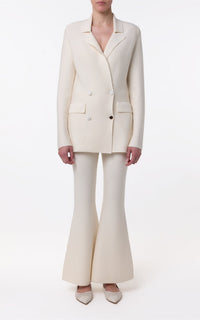 Ivory / Veste blazer Bowen en laine - Ivory