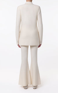 Ivory / Veste blazer Bowen en laine - Ivory