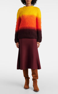 Dip Dye Sunrise / Pull Pallas en cachemire - Dip Dye Sunrise
