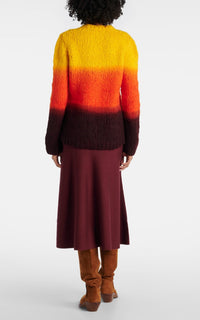 Dip Dye Sunrise / Pull Pallas en cachemire - Dip Dye Sunrise