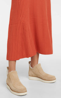 Harry Boot W/ Shearling L en beige daim