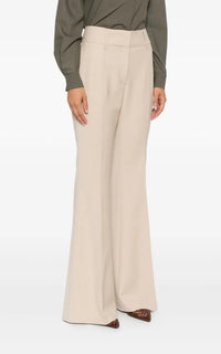 Rhein Pant en ivoire chanvre coton toile
