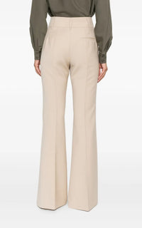 Rhein Pant en ivoire chanvre coton toile